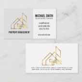 金ゴールド実在ロゴ・ビジネス・カード 名刺 (正面/裏面)