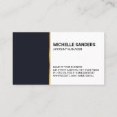 金ゴールド実在不動産ロゴ 名刺 (裏面)