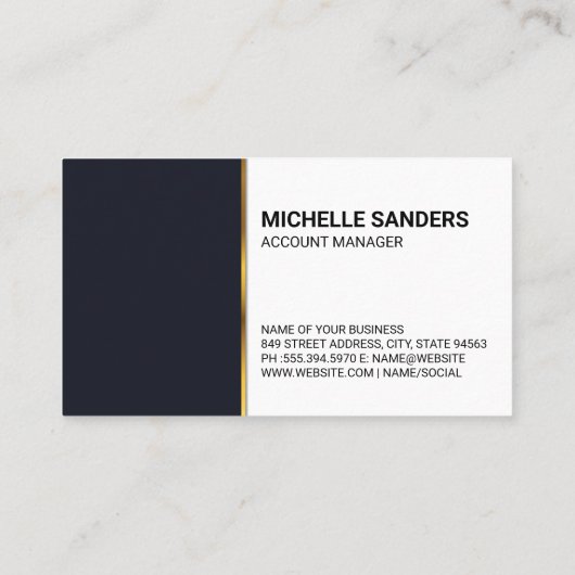 金ゴールド実在不動産ロゴ 名刺 (裏面)