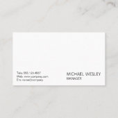 金ゴールド実在不動産建物 名刺 (裏面)