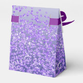 金ゴールド射手座&パープルグリッター誕生日 フェイバーボックス (裏面サイド)