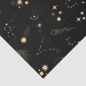 金ゴールド射撃、 発砲星が惑星の空の夜を彗星 薄葉紙 (詳細)