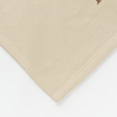 金ゴールド小児がん認識度リボンブランケット フリースブランケット (角)