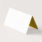 金ゴールド屋上、住所カードの変更 名刺 (裏面)