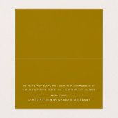 金ゴールド屋上、住所カードの変更 名刺 (内部フラット)