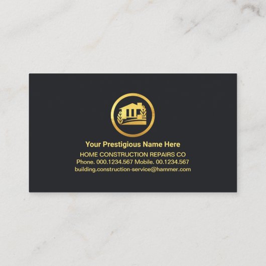 金ゴールド屋根用手利器絵を描（ばちゃばちゃ）跳ねる 名刺 (裏面)