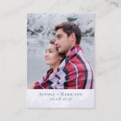 金ゴールド山結婚の詳細情報QRコード エンクロージャーカード (裏面)