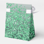 金ゴールド山羊座&グリーングリッター誕生日 フェイバーボックス (裏面サイド)