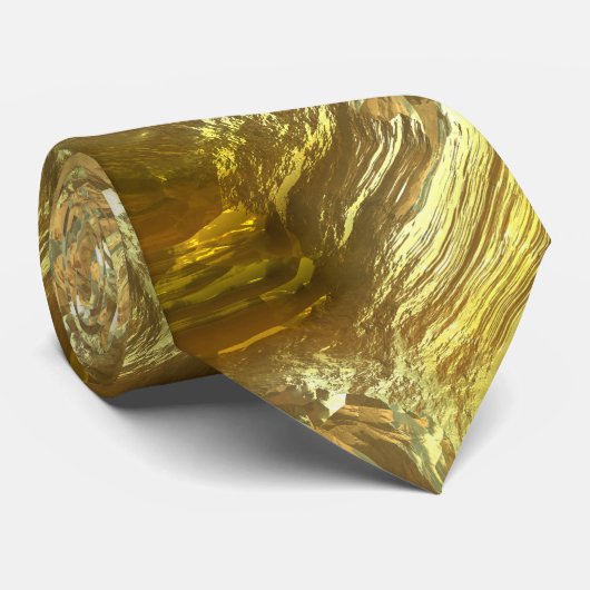 金ゴールド川1 ネクタイ (ロール)