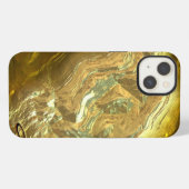 金ゴールド川1 iPhoneケース (裏面横)