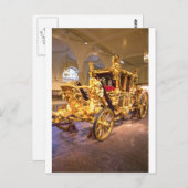 金ゴールド州コーチ ポストカード (正面/裏面)