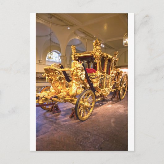 金ゴールド州コーチ ポストカード (正面)