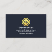 金ゴールド市場財務グラフ 名刺 (裏面)