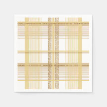 金ゴールド市松模様にタータンチェック結婚格子体