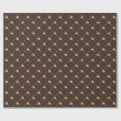 金ゴールド帆船 ラッピングペーパー (フラット)
