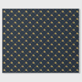 金ゴールド帆船 ラッピングペーパー (フラット)