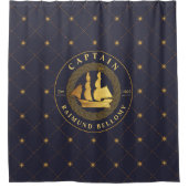 金ゴールド帆 シャワーカーテン (正面)