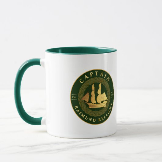 金ゴールド帆 マグカップ (左)