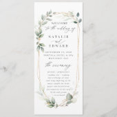 金ゴールド幾何学模様のリーフィングプログラム プログラム (正面)