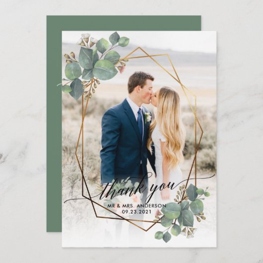 金ゴールド幾何学模様 (正面/裏面)