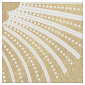 金ゴールド幾何学模様 ファブリック (クローズアップ)