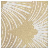 金ゴールド幾何学模様 ファブリック (見本)