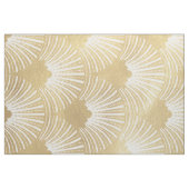 金ゴールド幾何学模様 ファブリック (ファットクウォーター)