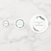 金ゴールド幾何学水彩 コンフェッティ (正面)