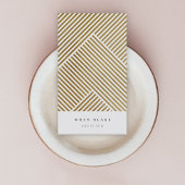 金ゴールド幾何学的パターエレガントン高度ルクース 名刺