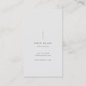 金ゴールド幾何学的パターエレガントン高度ルクース 名刺 (裏面)