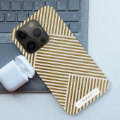 金ゴールド幾何学的パターエレガントン高度ルクース Case-Mate iPhoneケース