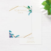 金ゴールド幾何学的リースイヤリングディスプレイカード (デスク)