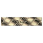 金ゴールド幾何抽象芸術 デスクネームプレート (正面)