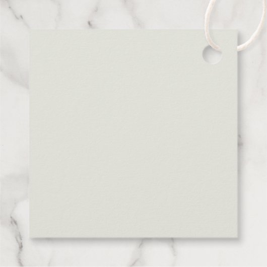 金ゴールド幾何男女兼用式ベビーシャワー フェイバータグ (裏面)