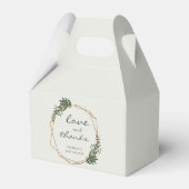 金ゴールド幾何男女兼用式ベビーシャワー フェイバーボックス (正面サイド)