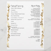 金ゴールド式プログラムオリーブ月桂樹リーフリース (裏面)