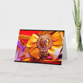 金ゴールド弓と結晶 カード