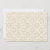 金ゴールド引っ越し祝いパーティーパーティの招待状粗木材 招待状 (裏面)