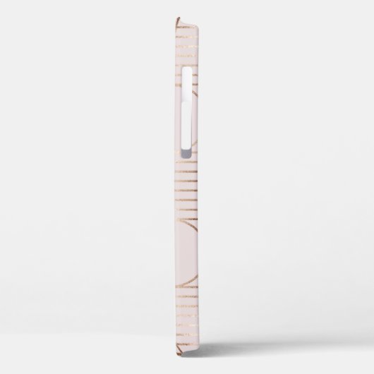 金ゴールド形状:世紀半モダンば。 Case-Mate iPhoneケース (裏面 / 左)