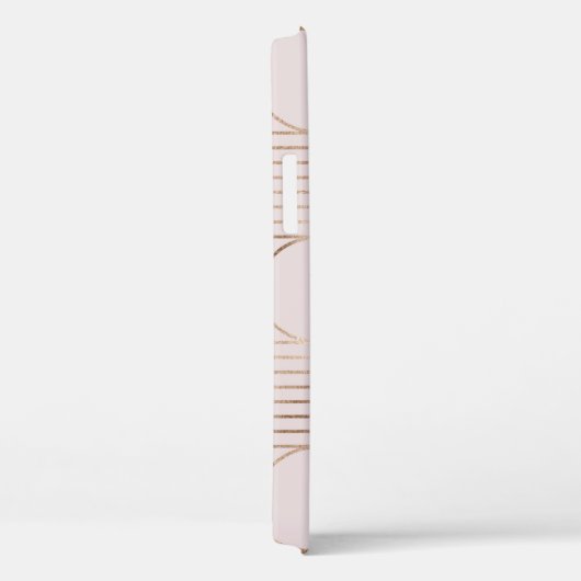 金ゴールド形状:世紀半モダンば。 Case-Mate iPhoneケース (裏面 / 右)