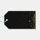 金ゴールド応援新年ファミリーホリデーギフトラベル ギフトタグ (裏面横)