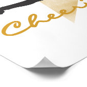 金ゴールド応援Tシャツとギフト ポスター (角)