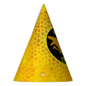 金ゴールド恐竜の隠れハッピーバースデー! パーティーハット (左)