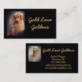 金ゴールド愛名刺 名刺 (正面/裏面)