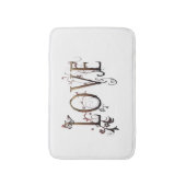 金ゴールド愛 バスマット (正面縦)