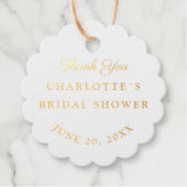 金ゴールド感謝していは、ミスティなグリーンのオークとラベル フェイバータグ (正面)