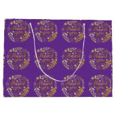 金ゴールド感謝していよ ラージペーパーバッグ (裏面)