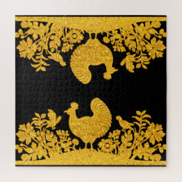 金ゴールド感謝祭トルコフローラジグソーパズル ジグソーパズル