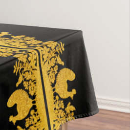 金ゴールド感謝祭トルコフローラテーブルクロス テーブルクロス