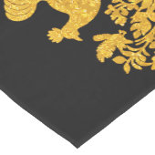 金ゴールド感謝祭トルコフローラテーブルランナー ミディアムテーブルランナー (コーナー)